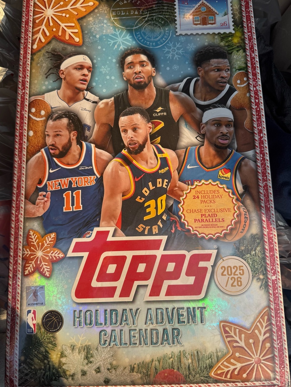 Topps Holiday Advent Calendar NBA 2025 - 2026